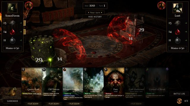 Duel: the battle table